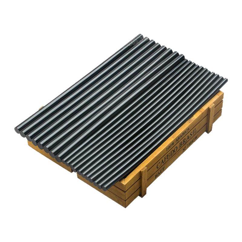 环保黑色热熔胶棒7mm11mm高粘融胶手工强力彩色胶棒胶枪热溶胶条