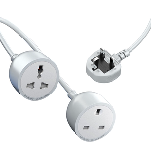 新款英规英标插座延长线地拖线香港版带线拖板电源防摔英式插头