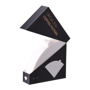 Circle Joy 圆乐日本进口咖啡滤纸手冲耳过滤纸滴漏挂V型60°滤纸