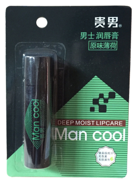 艾儿男士唇膏薄荷无色素保湿滋润