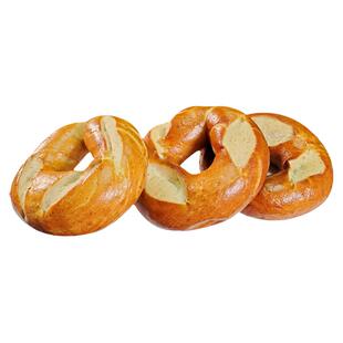 0脂肪全麦碱水贝果面包无糖精非无油减低早餐代餐饱腹零食品粗粮