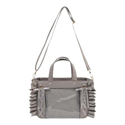 WEGO荷叶边痛包斜跨蝶螈吧唧