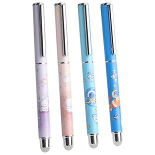 晨光刻字热可擦钢笔定制钢笔小学生三年级专用可替换墨囊儿童练字刚笔擦魔力易摩擦橡皮套装男女孩晶蓝初学者