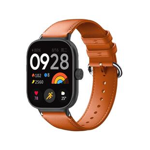 适用红米watch4/5表带新款真皮智能小米9Pro运动手表redmiwatch4代官方同款腕带男女通用配件秋冬替换带星光