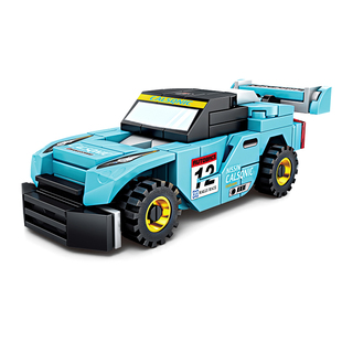 兰博基尼跑车中国积木遥控赛车高难度拼装儿童机械组玩具模型男孩