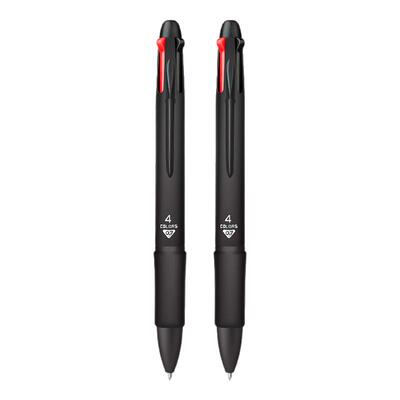 得力四色圆珠笔标记备注用