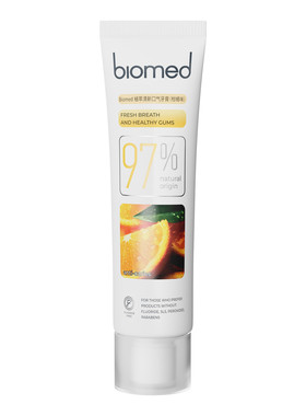 biomed欧洲进口不含氟孕妇牙膏清新口气靓白护理正品官方旗舰店