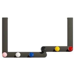 多巴胺门后挂衣架挂钩免打孔壁挂式挂衣钩入户玄关钥匙包包衣服