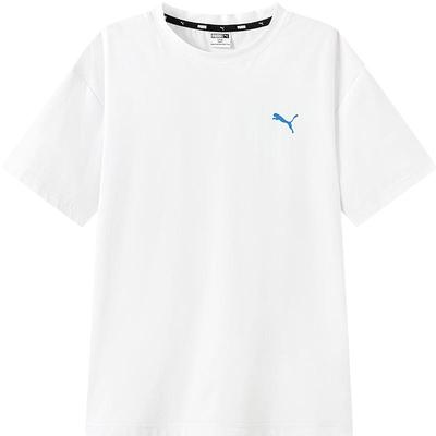 PUMA彪马童装新款儿童Q弹遮热短袖T恤轻薄时尚凉爽速干运动上衣