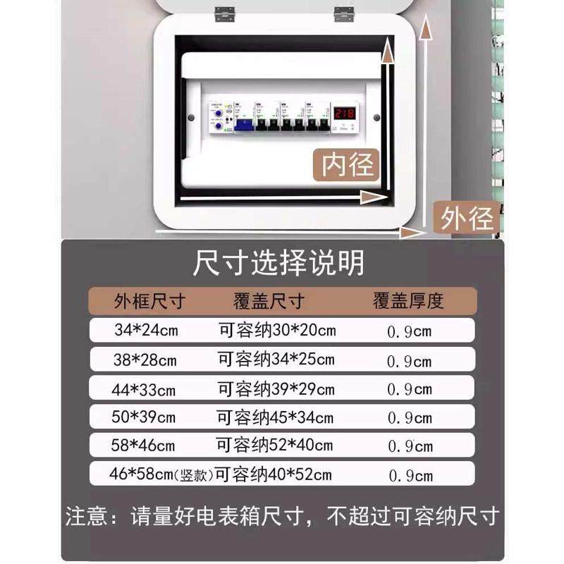 电表箱装饰画多媒体弱电箱遮挡客厅挂画电闸配电箱网线盒简约壁画