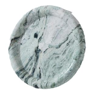 轻奢天然大理石托盘梳妆台置物盘酒店香薰托盘样板间装饰软装摆件