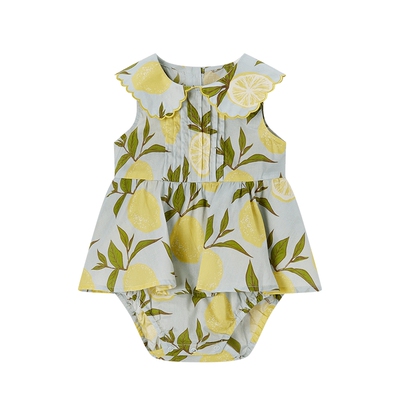 Milkbarn女宝宝夏季包屁衣