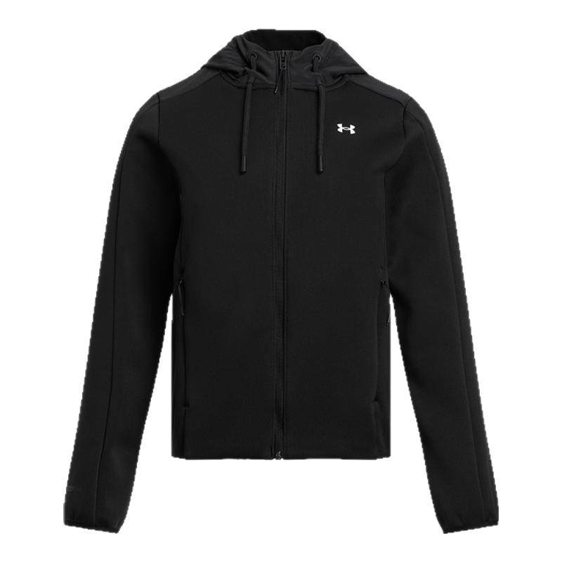 安德玛UA女子外套秋冬Essential Swacket加绒保暖运动夹克1378850