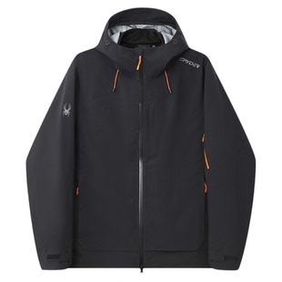 SPYDER蜘蛛春夏男子HIKING防水透湿三合一拉链连帽夹克25CS201M