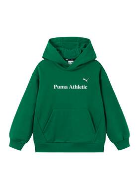 PUMA彪马新款儿童加绒连帽卫衣
