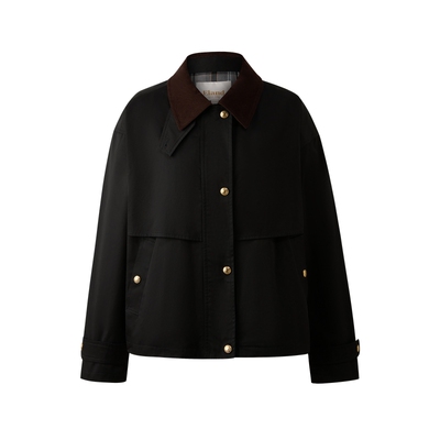 ELAND单排扣翻领长袖外套女