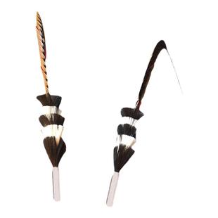 绝世舞姬同款羽毛翎羽舞蹈道具国风头饰戏曲翎子羽毛舞台跳舞专用