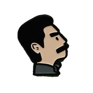 人文之宝 鲁迅周边磁贴 迅哥儿冰箱贴文化创意金属徽章 生日礼物