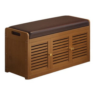 鞋凳家用门口可坐可收纳穿鞋凳一体鞋柜窄小沙发尾凳玄关换鞋凳子