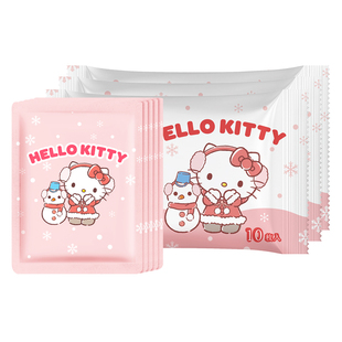 爱丽思可贴式发热贴kitty暖贴iris暖宝宝暖宫贴卡通暖身贴