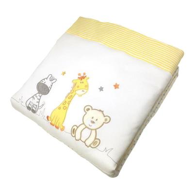 德国外贸订单婴儿被子秋冬季夹棉新生宝宝盖被儿童幼儿园被子换标