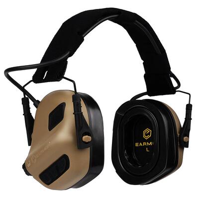 EARMOR战术拾音降噪耳机射击训练