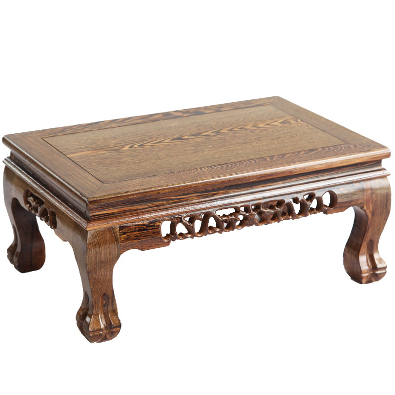 红木中式炕桌鸡翅木地桌实木炕几矮桌家用飘窗小桌子榻榻米茶台