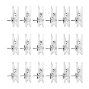 木质图钉夹子工字钉原木夹子幼儿园按钉软木板固定照片展示墙毛毡板相片夹照片夹挂墙夹子钉小木夹A1