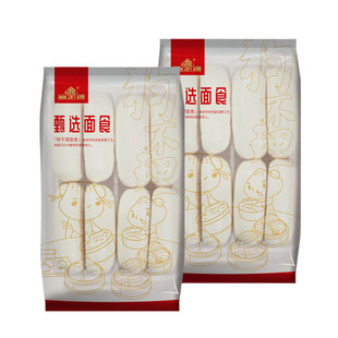 天津狗不理包子银丝卷馒头面点早餐食品速食半成品早点560g*2
