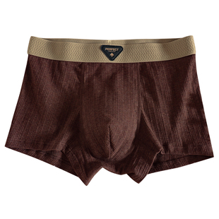 诚凯霖男士内裤螺纹平角透气纯棉男生亲肤四角裤青年学生潮短裤头