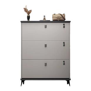 超薄款鞋柜带锁家用门口入户门大容量翻斗玄关柜一体简易收纳鞋架