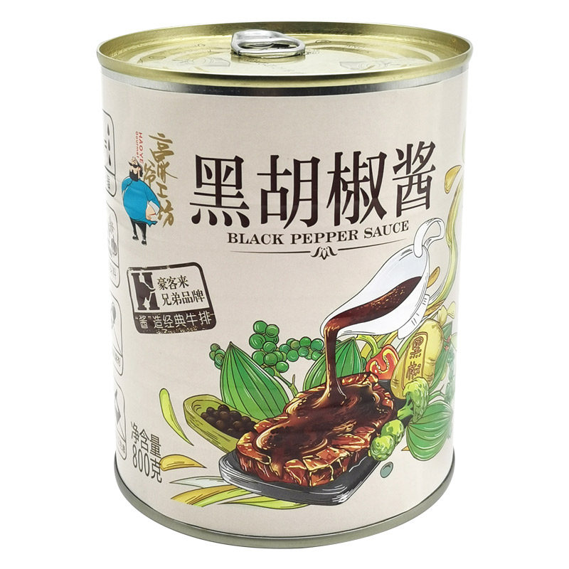 豪客来浓缩黑胡椒酱，番茄酱！