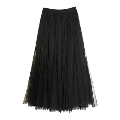 秋冬裙仙女半身显瘦网纱裙