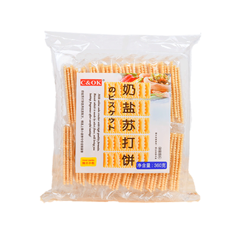 C&OK奶盐苏打饼干360g