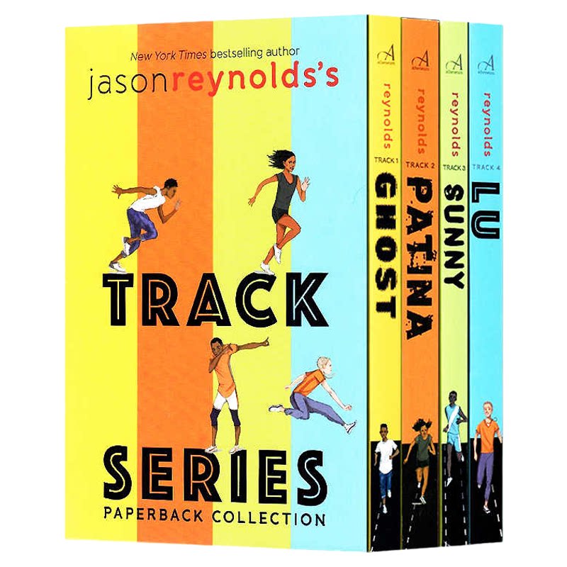 田径队系列1-4套装 英文原版儿童小说 Jason Reynolds's Track Series Paperback Collection 纽伯瑞作家杰森雷诺兹成长与跑步灵魂