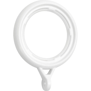 窗帘环挂环罗马杆圈圈环吊环配件挂钩环静音加厚白色窗帘扣环拉环