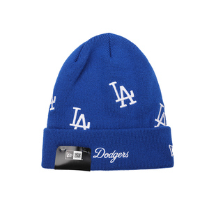 New Era纽亦华MLB秋冬男女情侣款保暖舒适透气NY洋基队针织毛线帽