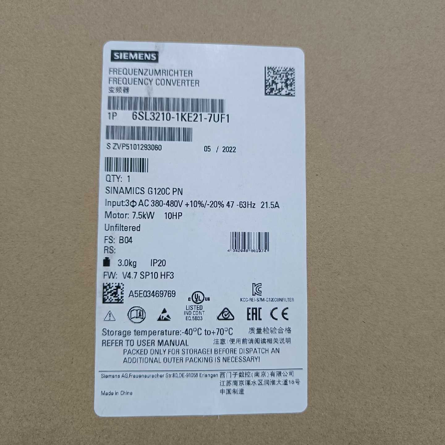 议价6SL32101KE217UF1适用