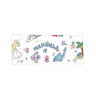 VANWALK泡泡岛 眼镜袋女太阳镜透明痛层笔袋便携ins可爱眼镜痛包