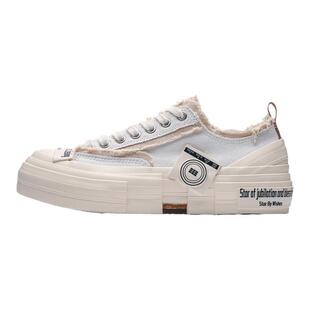 Star By Wishes乞丐鞋男帆布鞋低帮厚底女百搭情侣休闲耐磨板鞋