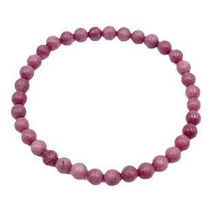 天然红纹石手链女粉色轻奢简约手串女款普陀山招桃花朋友生日礼物