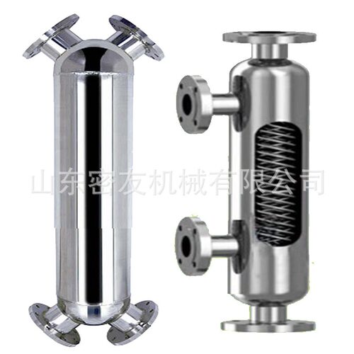 物料循环加热降温螺旋螺纹管换热器导热油换热器热交换器