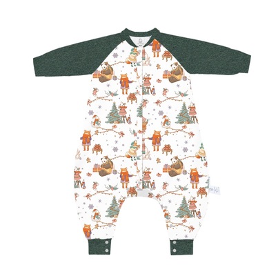 721星球竹棉纱布蓄热分腿式睡袋