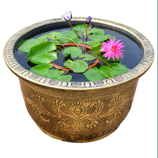 【漏水包赔】荷花专用盆缸特大口径养睡莲塑料花盆水培铜钱草养鱼