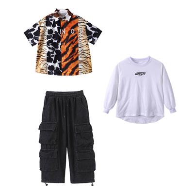 locking街舞衣服儿童表演服装