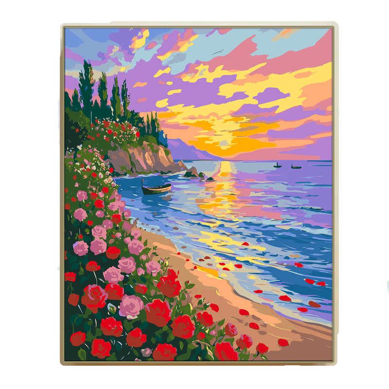 DIY数字风景油画40x50