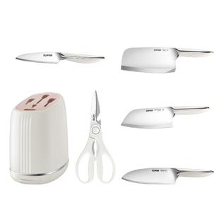 苏泊尔锋润套刀刀具套装抗菌家用全套厨房组合菜刀不锈钢宝宝辅食