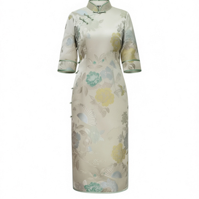 香薇姿复古修身气质百搭旗袍高端