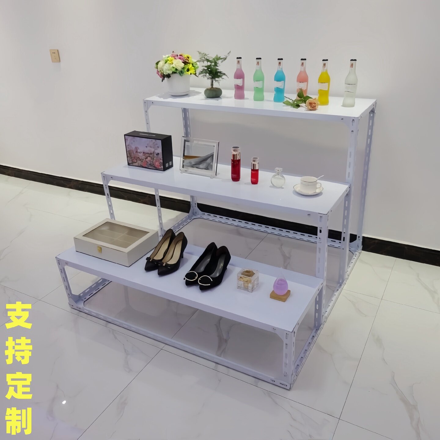 不锈铁架家用商用地下室可拆卸置物架订做货架药店药库药房摆药架