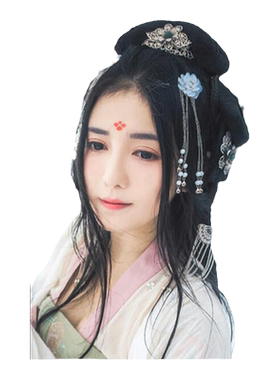 古风一体造型夏天超仙女懒人发箍